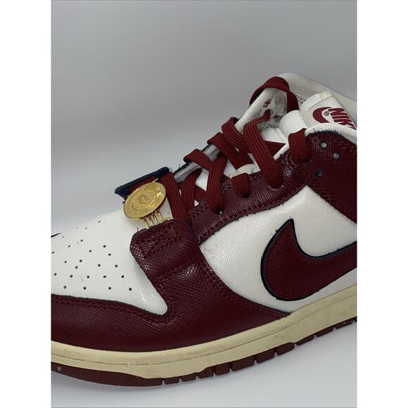 Nike Dunk Low SE Women's Size 11 Sail/Team Red-Black-Muslin MMXXIII RARE! - Picture 4 of 15